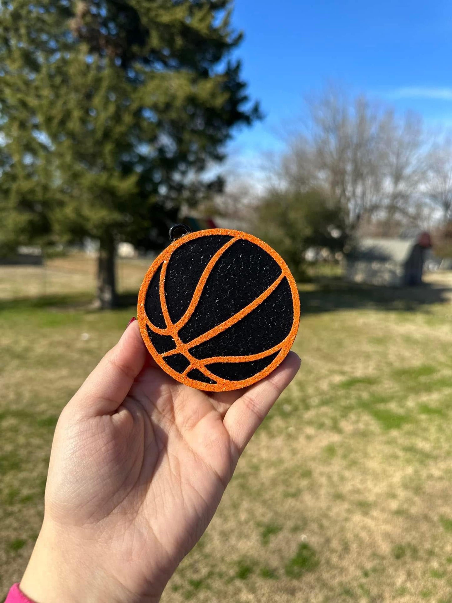School Color Basketball Car Freshies