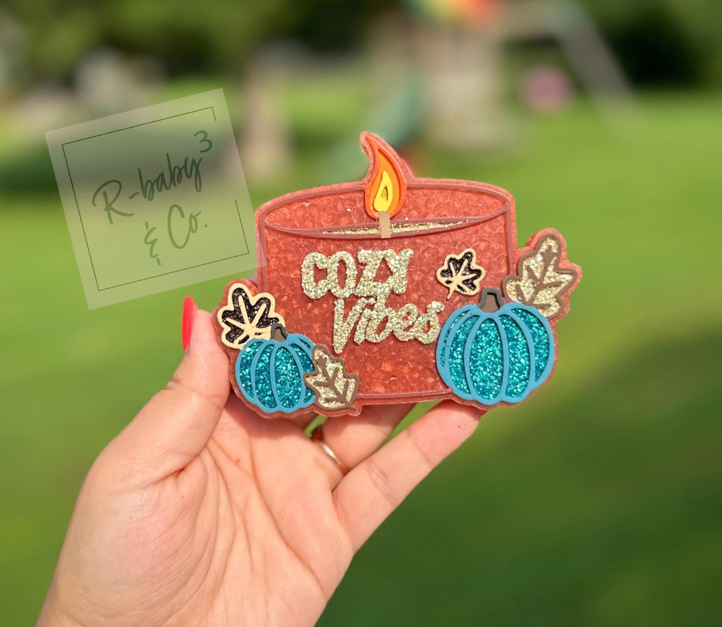 Cozy Vibes Candle Car Freshie