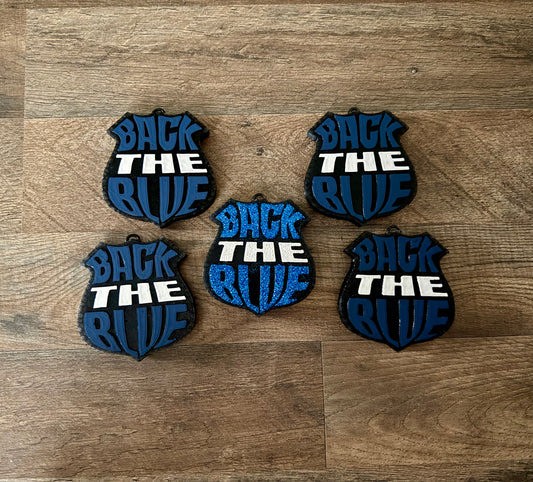 Back The Blue Car Freshie