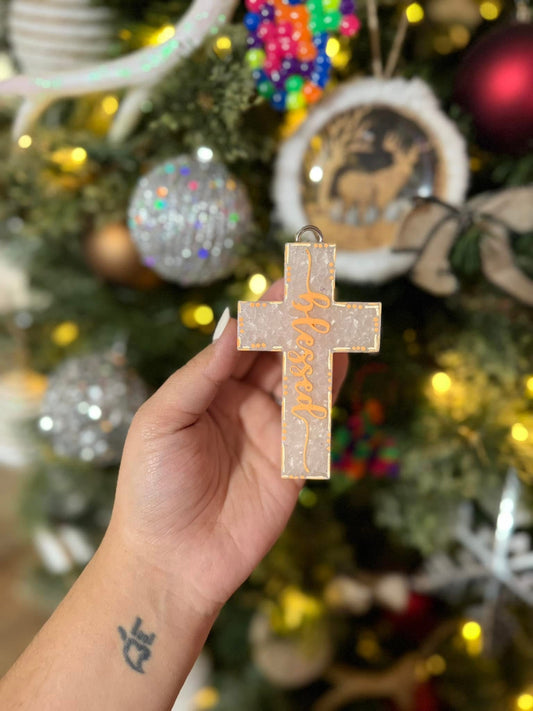 Blessed Cross Car Freshie