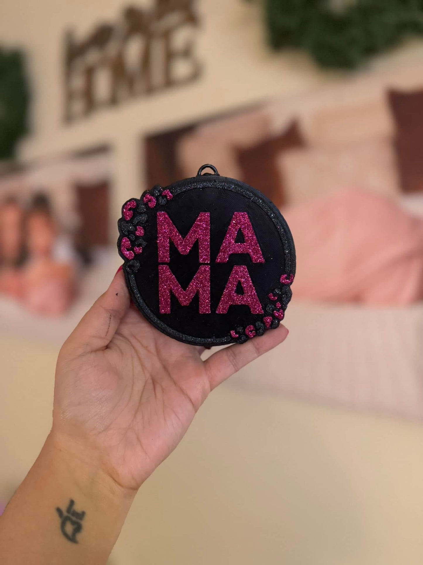 Mama Round Car Freshie