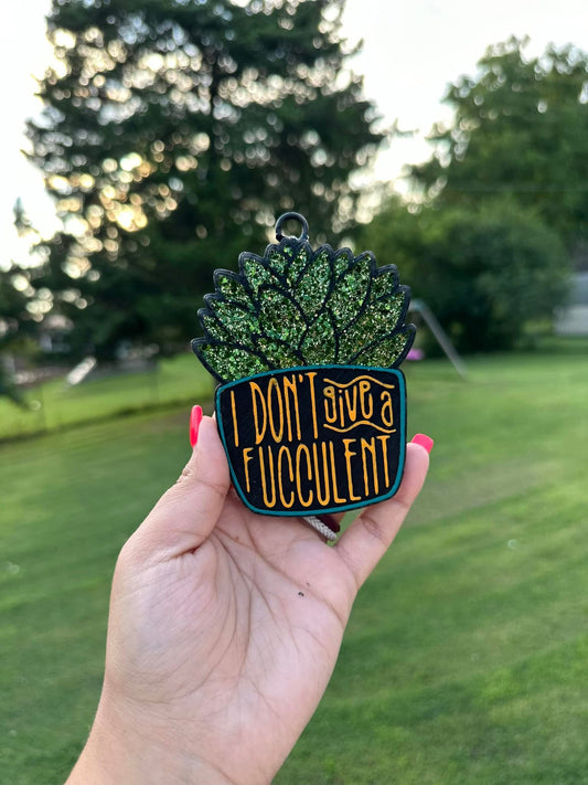 Fucculent Car Freshie