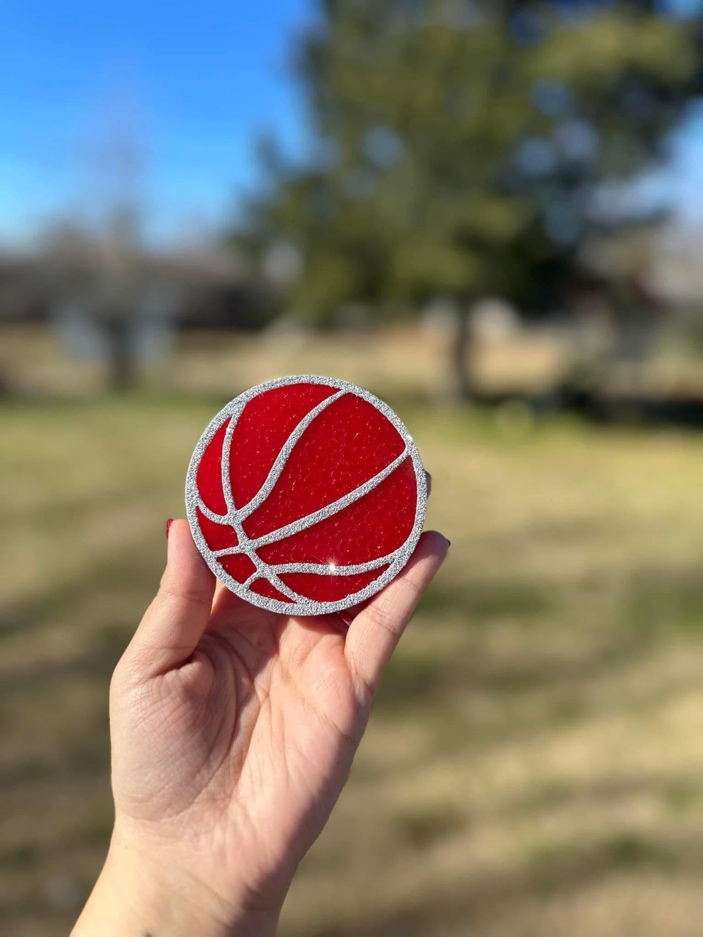 School Color Basketball Car Freshies