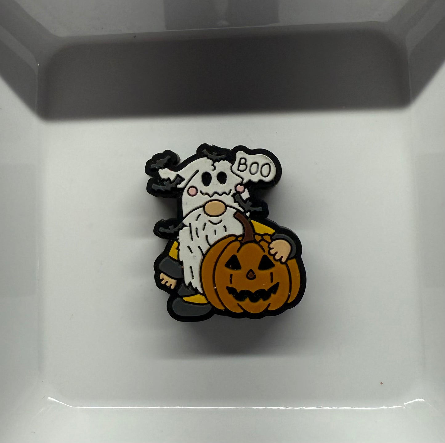 Gnome Ghost with Pumpkin Freshie Hanger