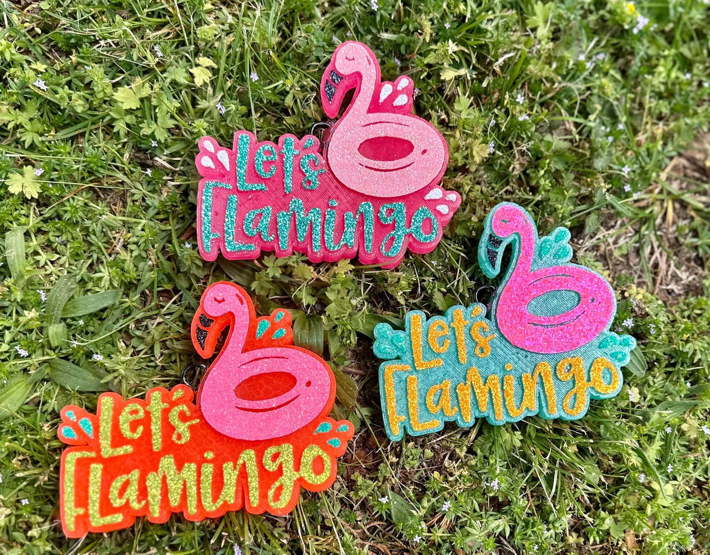 Let’s Flamingo Car Freshie