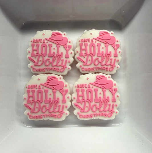 Have a Holly Dolly Christmas Freshie Hanger