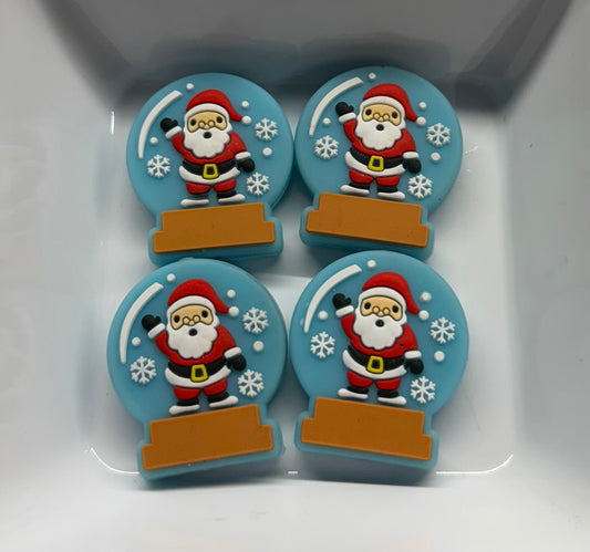 Santa Snow-globe Freshie Hanger