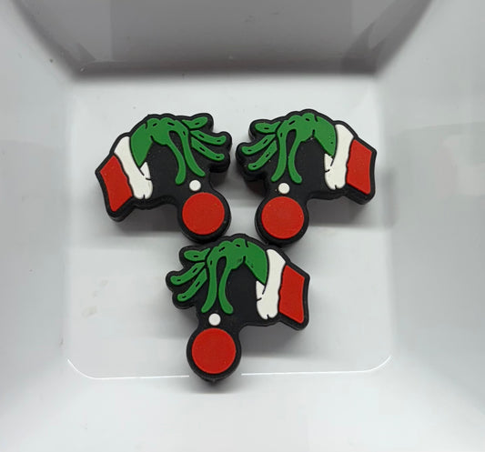Green guy hand Freshie hanger