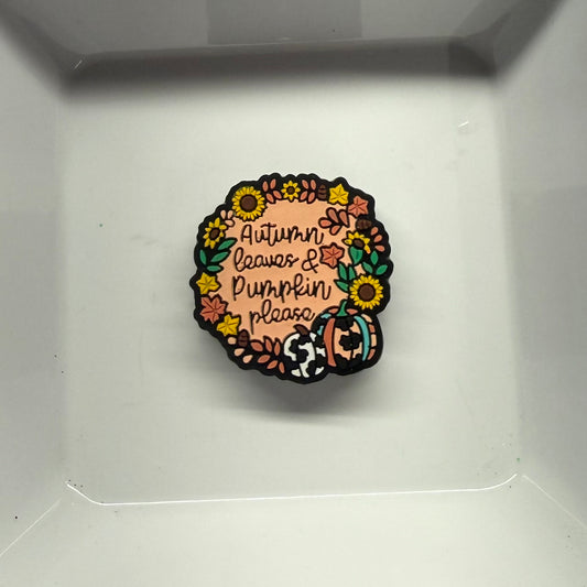 Autumn leaves & Pumpkin Please Freshie Hanger