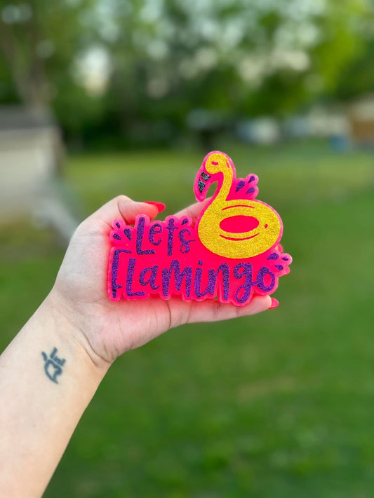 Let’s Flamingo Car Freshie