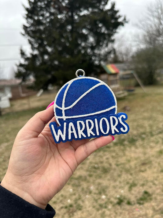 Warriors Basketball Car Freshie