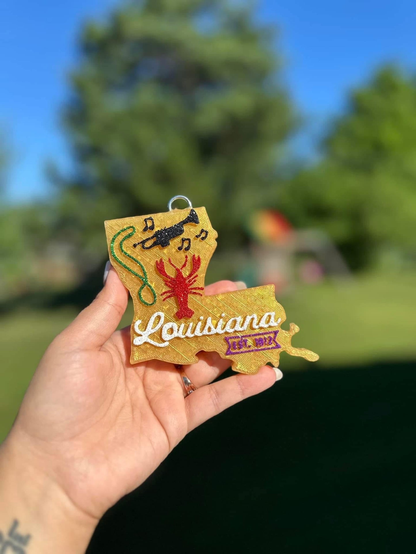 State of Louisiana Car Freshie