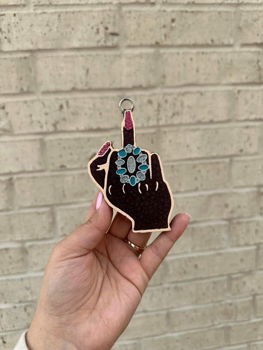 Middle Finger Car Freshie