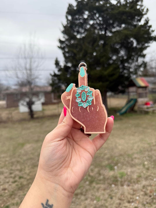 Middle Finger Car Freshie