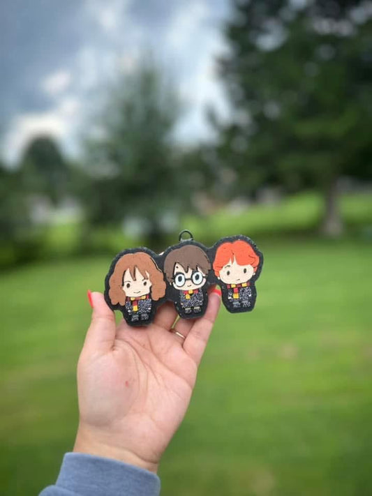 Hermione, Harry, Ron Car Freshie