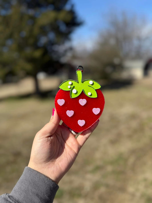 Strawberry Car Freshie