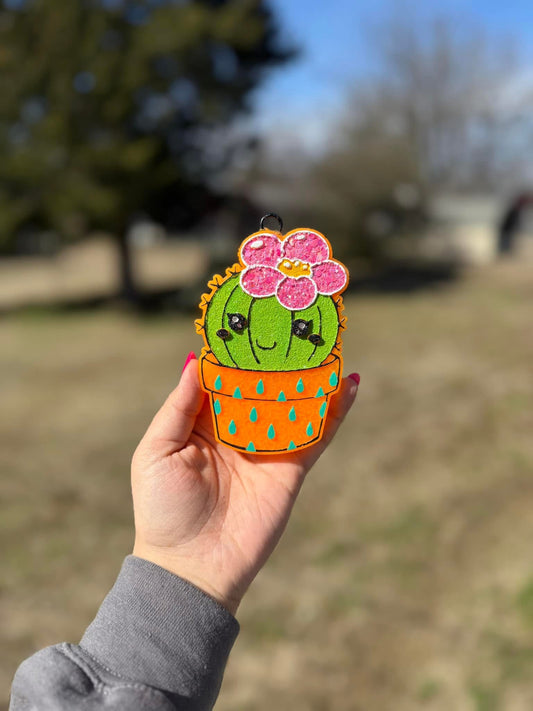 Cactus In A Pot Car Freshie