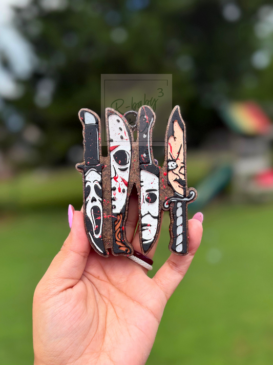 Horror Knives Car Freshie