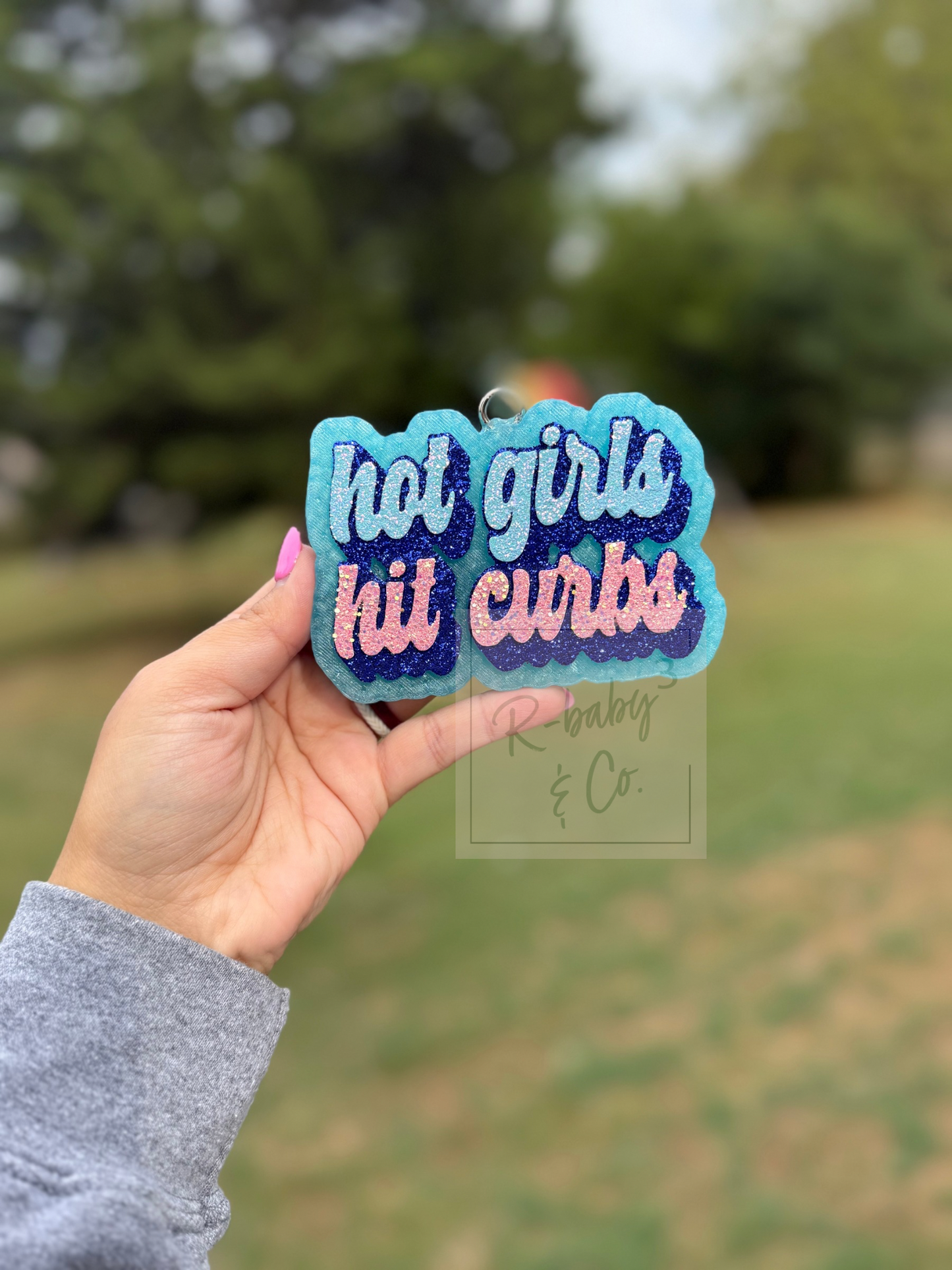 Hot Girls Hit Curbs Car Freshie